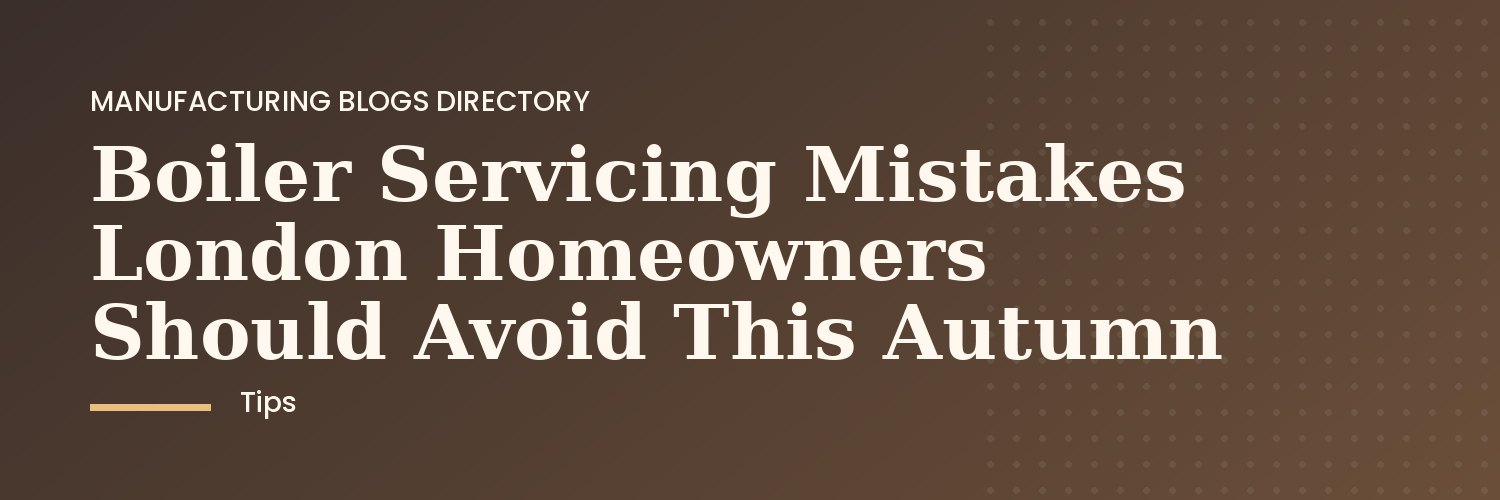 London homeowner checking boiler controls during autumn